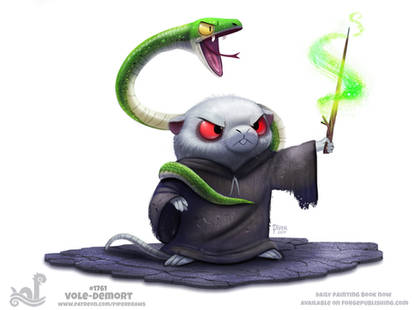 Daily Paint 1761# Vole-demort