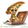 Daily Paint 1763# Pizzasaurus - The Herbivore