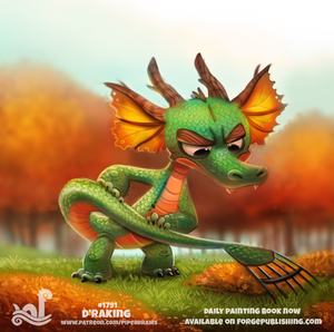 Daily Paint 1791# D'raking