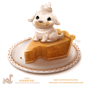 Daily Paint 1795# Pupkin Pie