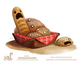 Daily Paint 1802# Graaaains