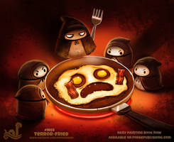 Daily Paint 1803# Terror-fried