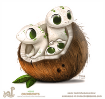 Daily Paint 1808# Coconewts
