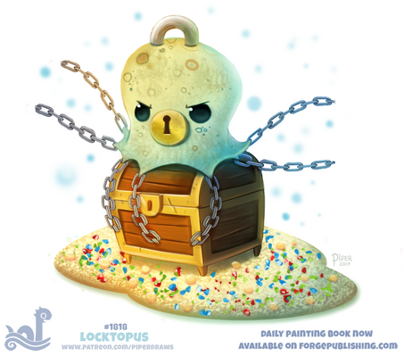 Daily Paint 1818# Locktopus