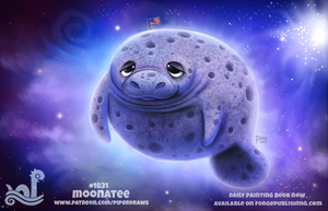 Daily Paint 1831# Moonatee