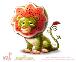 Daily Paint 1833# Watermelion