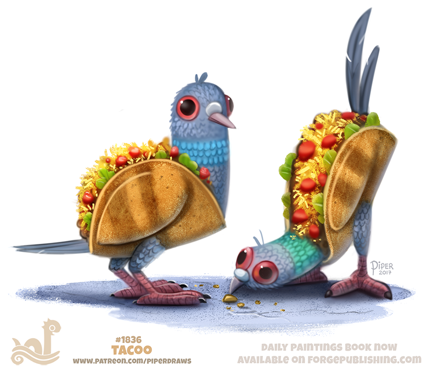 Daily Paint 1836# Tacoo