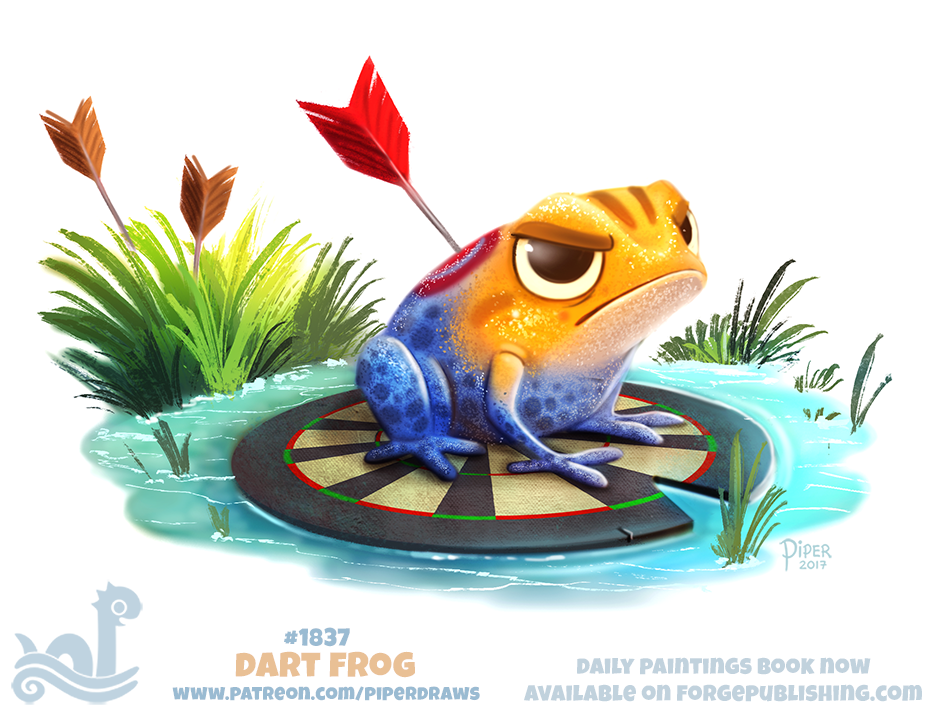 Daily Paint 1837# Dart Frog by Cryptid-Creations