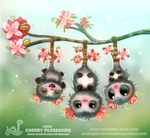 Daily Paint 1838# Cherry Plossums