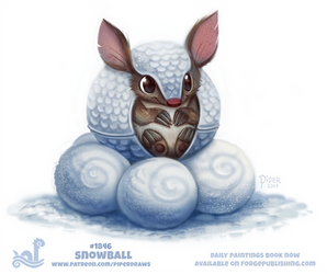 Daily Paint 1846# Snowball