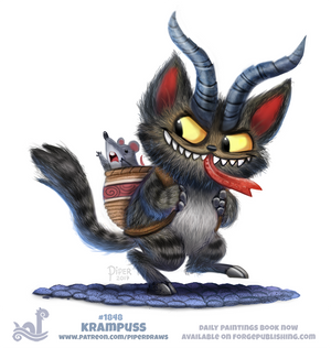 Daily Paint 1848# Krampuss