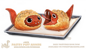 Daily Paint 1865# Pastry Puff Adders