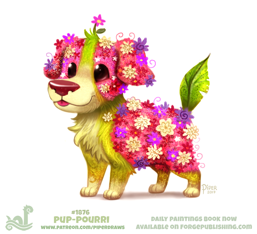 Daily Paint 1866# Pup-Pourri