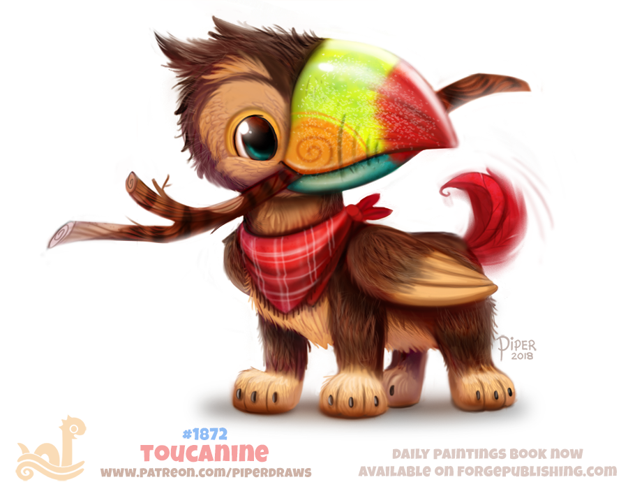 Daily Paint 1872# Toucanine