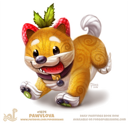 Daily Paint 1874# Pawvlova