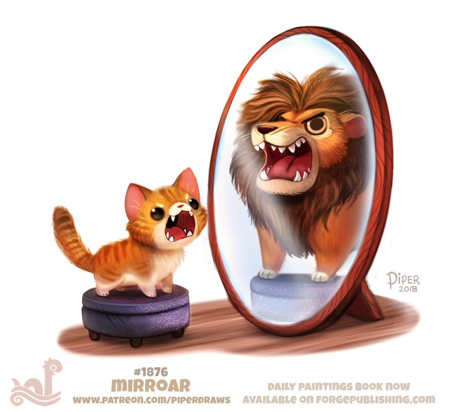 Daily Paint 1876# Mirroar