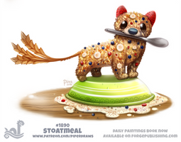 Daily Paint 1890# Stoatmeal