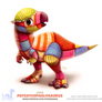 Daily Paint 1915# Patchycephalosaurus