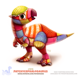 Daily Paint 1915# Patchycephalosaurus