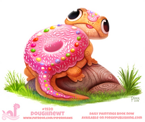 Daily Paint 1920# Doughnewt