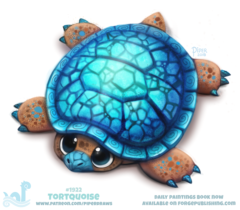 Daily Paint 1922# Tortquoise