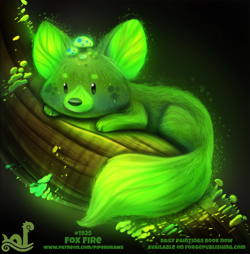 Daily Paint 1925# Fox Fire