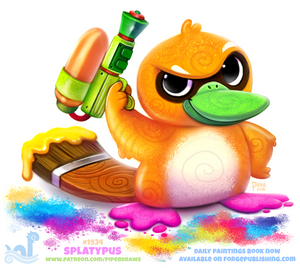 Daily Paint 1934# Splatypus