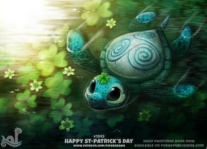 Daily Paint 1942# Happy St-Patrick's Day