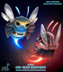 Daily Paint 1954# Obi-Wan Kenobee by Cryptid-Creations