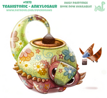 Daily Paint 1972# Teahistoric - Ankylosaur