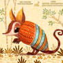 Daily Paint 1982# Aztec Armadillo