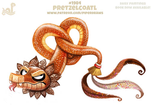 Daily Paint 1984# Pretzelcoatl