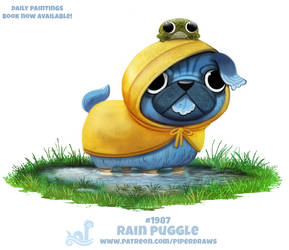 Daily Paint 1987# Rain Puggle