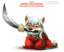 Daily Paint 1992# Shiba Inuyasha