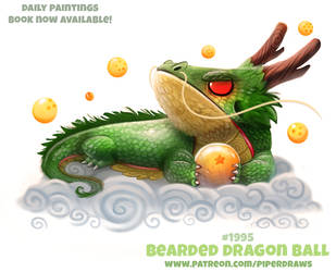 Daily Paint 1995# Bearded Dragon Ball