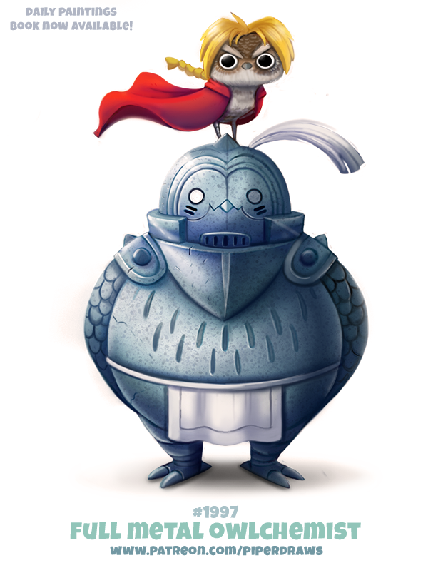 Daily Paint 1997# Full Metal Owlchemist