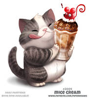 Daily Paint 2004# Mice Cream