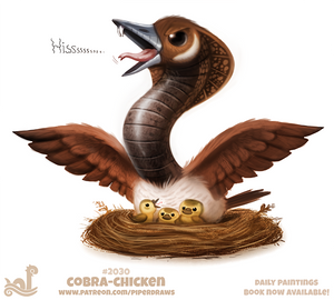 Daily Paint 2030# Cobra Chicken