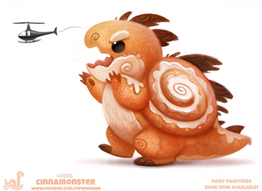 Daily Paint 2036# Cinnamonster