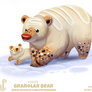 Daily Paint 2043# Granolar Bear