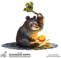 Daily Paint 2057# Blackbear Smith