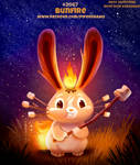 Daily Paint #2067. Bunfire by Cryptid-Creations