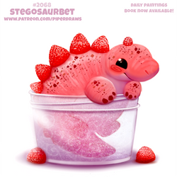 Daily Paint #2068. Stegosaurbet