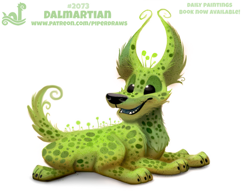 Daily Paint #2072. Dalmartian