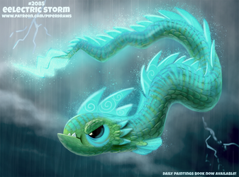 Daily Paint 2085. Eelectric Storm