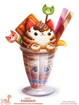 Daily Paint 2087. Purrfait