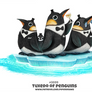 Daily Paint 2099. Tuxedo of Penguins