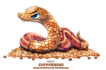 Daily Paint 2108. Copperhead