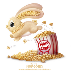 Daily Paint 2110. Hopcorn