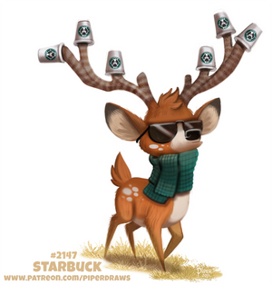 Daily Paint 2147. Starbuck